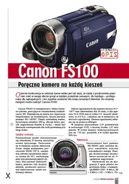 Canon FS100