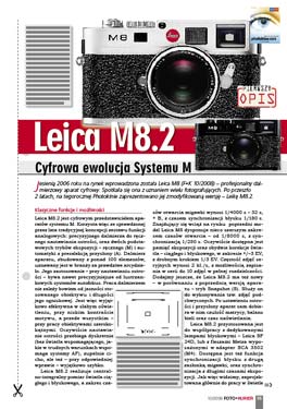 Leica M8.2 – cyfrowa ewolucja systemu M