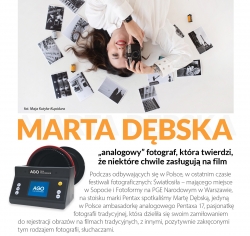 Marta D�bska - „analogowy” fotograf, kt�ra twierdzi, �e niekt�re chwile zas�uguj� na�film
