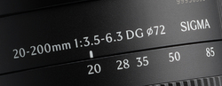 Sigma C 20-200 mm f/3,5-6,3 DG