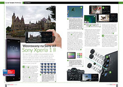 Wzorowany na Sony A9 Sony Xperia 1 II