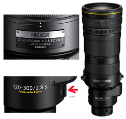NIKKOR Z 120-300 mm f/2,8 TC VR S - pierwsze informacje na�temat obiektywu