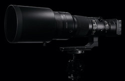 Sigma 500 mm f/4 zlinii Sport