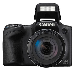 Miniaturowy Canon typu bridge  – PowerShot SX430 IS