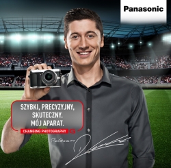 Robert Lewandowski w kampanii Panasonic LUMIX G