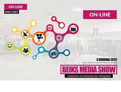 BEIKS MEDIA SHOW ON LINE -  zapraszamy na transmisj ju 3.12.2020