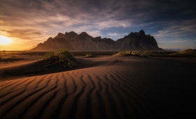 Stokksnes, Vestrahorn, Islandia