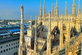 Katedra w Mediolanie - inny punkt widzenia