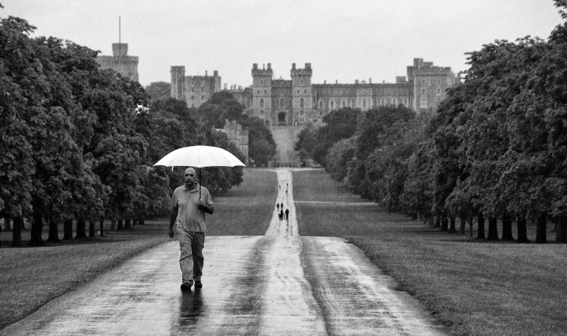 Deszcz - twoj przyjaciel - Windsor Castle UK
