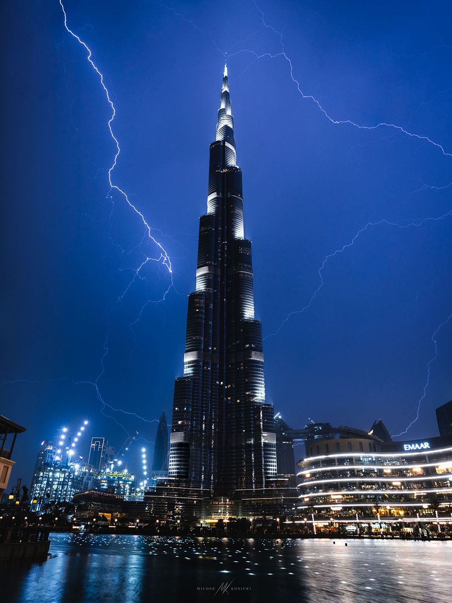 Storm in Dubai
